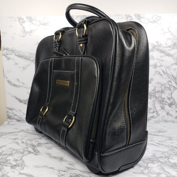 Clark and Mayfield Leather Hawthorn Travel Attache Laptop File - Picture 5 of 13